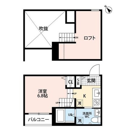 東比恵駅 徒歩7分 2階の物件間取画像